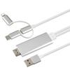 Adecuado para Apple iPhone Teléfono Android Tableta a HDMI Video HD Dispositivo de Pantalla Compartida Tipo de Línea Adaptador tipo-c