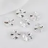 Cuentas Espaciadoras Redondas de Onda de Agua, Chapado en Cobre con Oro de 14K, Materiales Espaciadores para Pulseras Hechas a Mano DIY, Cuentas Sueltas, Accesorios para Joyería