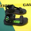 Sandalias de Playa Transpirables para Niños Niños Verano Niño Pequeño Sandalias de Dedo Mediano Grande Tendencia de Verano para Niños