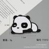 Novos adesivos de tecido panda de desenho animado requintados autoadesivos acessórios de vestuário DIY remendo para buraco fabricantes atacado adesivos de bagagem