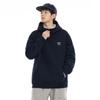 Sudadera con capucha pesada de otoño 2024 con media cremallera para hombre, holgada, de talla grande, chaqueta de moda de primavera y otoño