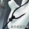 Cuerda colgante hecha a mano, resistente al desgaste, ajustable, extraíble, de jade, para colgar en el cuello, para hombres y mujeres.