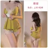 Princesa Oran Otoño Nuevo Satén Encaje Almohadilla para el Pecho Tirante Camisón de Mujer Camisón con Cordones Ropa para el Hogar traje LL96