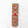Meias de Natal Meias de Lã Coral Meias Femininas de Cano Médio Outono e Inverno Lã Espessada Meias Masculinas Quentes Meias Transfronteiriças Amazon