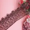 Fujian Hongda renda novo fornecimento requintada cor preto e branco renda de cílios 843# largura 10cm