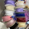 Materiais de bricolage: Buquê de Fita de Lã, Fita de Cetim, Fita de Lã Cauda de Peixe, Fita Floral, Decoração de Borda Ondulada, Venda Direta do Fabricante