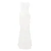 Conjunto de vestido longo com fenda e corset espinha de peixe, estilo europeu e americano, em estoque. Ideal para mulheres.