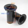 Tubo de Porta para Subwoofer de Caixa de Som Tubo Guia de Ventilação 6 Polegadas 7 Polegadas Furo de Som de Áudio Cilindro de Som Plástico Furo Aberto 72mm