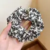 Diadema Scrunchie de Estilo Perezoso de Moda con Borlas Suaves, Accesorio para el Cabello de Alta Gama Primavera/Verano, Goma para el Cabello Versátil
