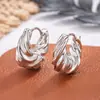 Brincos vintage de rosca estilo francês para mulheres, design único e de nicho, ear cuffs argola torcida, acessórios de orelha de luxo para o verão