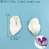 Molde de Flor de Tulipán Fondant Pasta de Goma Pétalos de Tulipán Artificiales Molde de Silicona para Pastel Molde de Arcilla DIY