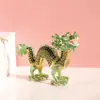 Decoração de Dragão Dourado Qianlong Qinglong Hanlong zodíaco Artesanato de Dragão decoração sala de estar escritório Dragão Dourado decoração de casa