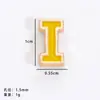 Accesorios Populares de Letras Perforadas Aleación Aceite Goteando 26 Cuentas de Letras Pulsera DIY Accesorios de Joyería de Aleación Venta al por Mayor