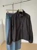 Chamarra con cremallera estilo coreano, cuello alto, forma de capullo, para mujer, otoño 2026, color liso, holgada, casual, versátil, con cordón en el dobladillo, nueva
