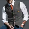 Colete Casual Xadrez Europeu e Americano para Homens da Primavera e Outono Colete Slim-fit Masculino Jaqueta Masculina