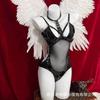 Pêssego Pêssego sexy lingerie patente couro apertado couro roupas encadernação encadernação rainha uniforme sexy corrente tração geração cabelo