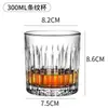 Copos de uísque, vidro de cristal, estilo europeu, copos de cerveja espessados, copos de água, acessórios para bebidas de bar atacado, e-commerce transfronteiriço.