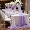 Cortina de Tule Transparente de Peça Única para Arcos de Casamento e Festival, Decoração de Salão, Decoração de Fundo para Festa de Aniversário