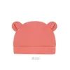 Gorro Fetal Delgado de Primavera y Otoño para Bebé Gorro Fetal para Recién Nacido Gorro de Oreja de una Sola Capa Gorro de Color Sólido para Bebé 0-6 Meses
