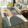 Alfombra nórdica simple alfombra moderna para sala de estar tapete para mesa de té hogar lleno de habitación encantadora dormitorio manta de noche fresca