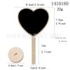 Enfeites de Suspensão Artesanais de Buxo Modernos Minimalistas Transfronteiriços com Superfície de Quadro Negro de Plástico para Decorações de Festa de Casamento de Casais