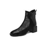 Botas de Malha Vazada para o Verão 2023 Novas Botas Frescas Femininas Cano Curto Emagrecedoras Botas de Cavaleiro 32-43 Sapatos de Comércio Exterior