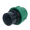 Tubería de agua de PE rosca interior accesorios de tubería rosca exterior conector recto hebilla de bloqueo junta de tubería rígida sin fusión en caliente conexión rápida riego agrícola