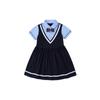 Conjunto de Uniforme Escolar Uniforme de Jardín de Niños Verano Deportes Manga Corta Shorts Falda Uniforme de Clase para Estudiantes de Primaria Nuevo Estilo 2025