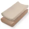 Funda de Colchón para Cuna de Muselina para Bebé Algodón Puro Suave Transpirable Cuna Ovalada Colchón Rectangular