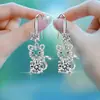 2022 aretes de tigre dulces con pedrería elegantes del zodíaco tigre año de nacimiento estilo chino Festival de Primavera aretes de Año Nuevo para mujer