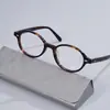 Novos Óculos para Miopia Estilo Nerd Zhang Jingyi 2024 Ultra Leves Armação Redonda Lisa Sem Plaquetas