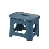 Taburete plegable portátil, banco pequeño engrosado, silla de mano, taburete de plástico, taburete bajo, taburete de plástico para uso en exteriores y en coche