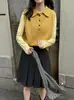Chaleco Tejido de Cuello Polo Estilo Coreano de Gama Alta Luxi 2026 Principios de Primavera Chaleco Básico para Superponer Top Ss968