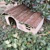 Casa para erizos de jardín al aire libre, Refugio exterior para pájaros pequeños y mascotas, Casa escondite