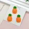 Novos Acessórios de Frutas Abacate Abacaxi Acessórios de Resina Materiais Manuais DIY Adesivos para Capa de Celular Cola de Creme