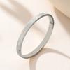 Pulseira de Pressão Criativa Simples Geométrica Amor Padrão de Símbolo de Linha Inglês Transfronteiriça Combina com Tudo Joia de Casal