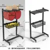Raquete de badminton raquete de tênis rack de exibição da ilha central da quadra de tênis rack de armazenamento de exibição de raquete de tênis de mesa rack de exibição de tubo de bola