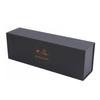 Caja magnética estilo libro con tapa abatible y forro personalizado para empaque de perfumes y cosméticos, Caja de regalo de cartón de alta gama para vino tinto
