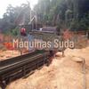 Equipamento de seleção de ouro de areia em larga escala Laos 400 toneladas carro de garimpo de ouro Mianmar peneira rotativa máquina móvel de extração de ouro de areia