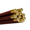 Palillos Premium de Sándalo Rojo, Utensilios de Cocina de Madera de Ala de Pollo, Madera Natural sin Cera, Resistentes a Altas Temperaturas, Redondos, Lujo Ligero, Estilo Vintage