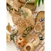 Arte de Bambu Xin Sheng Formato de Zongzi Decoração Trançada de Bambu DIY Estilo Chinês Auspicioso Artesanato Criativo Material de Arte Floral Trançado Feito à Mão