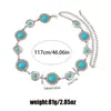 Cadena de cintura de estilo étnico para playa de verano con diseño redondo de turquesa, cinturón metálico para ombligo estilo vacacional, accesorio para mujer