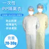 Avental de Isolamento Descartável Não Tecido Impermeável Respirável Espessado Reforçado Selado a Quente Uso Reversível Trabalho Experimental Manga Curta Roupa de Proteção