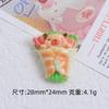 Kapibei Bolo de Mão Comida Criativa Brinquedo Desenho Animado Artesanal DIY Acessórios de Joia Cola de Chantilly Resina Pequenos Acessórios Material