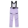 Calças de Neve Casuais de Algodão para Esportes ao Ar Livre Infantis, à Prova de Vento, Impermeáveis e Quentes, para Esqui de Prancha Única e Dupla, E-commerce suporta distribuição e dropshipping