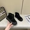 Botas de Neve Novasme de Cano Alto à Prova d'Água Esportivas Casuais Par Combinando Wang Yibo Botas Curtas Tendência Calçados Femininos