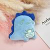 Serie de dibujos animados de animales Muñeca creativa de algodón Jirafa Dinosaurio DIY Broche Accesorios Bolsa Colgante