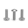 Tornillo de cabeza plana grande en cruz de acero inoxidable 201/304 TM, tornillo de cabeza de paraguas con cabeza de hongo, fabricante de tornillos para gabinete de chapa metálica M3-M8