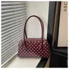 Bolso de Hombro/Axila Casual de Gran Capacidad, Simple, de Lunares, Estilo Coreano Nuevo, Fresco y Moderno 2026