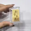 Oro 999 Oro Puro Pegatina para Teléfono Año del Caballo Hazte Rico Inmediatamente Princesa Por Favor Hazte Rico El Dinero Primero Pequeño Regalo de 2mg